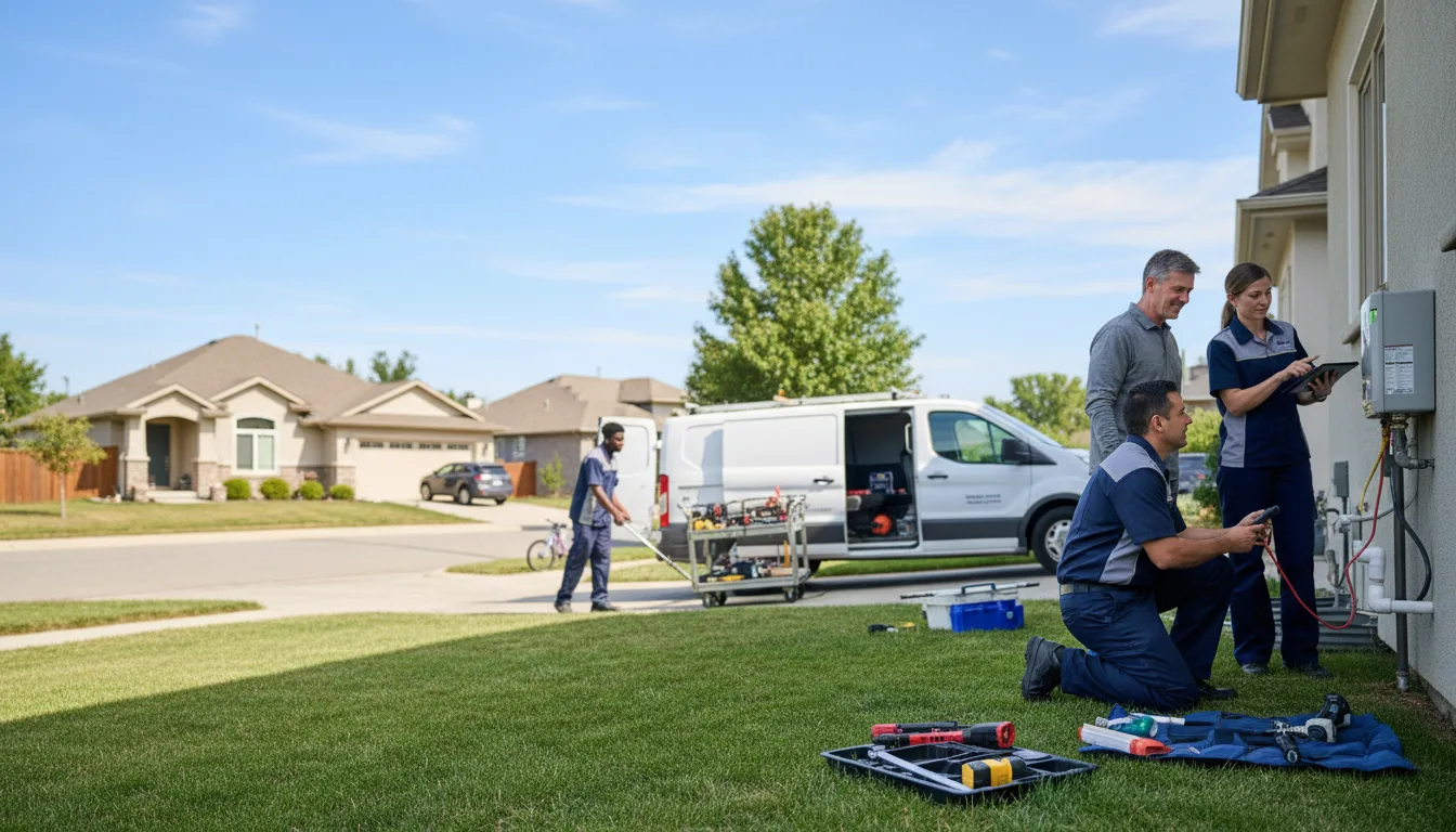 Tankless water heater service in South Park, PA